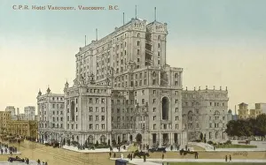Rail Road Prints: Canadian Pacific Railway Hotel Vancouver