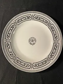 Removing Prints: Canadian Pacific Railway - Minton ceramic dinner plate