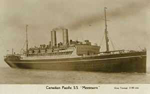 Images Dated 16th May 2012: The Canadian Pacific S.S. Montnairn