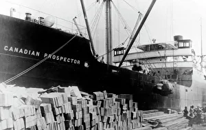 Prospector Prints: Canadian Prospector steam ship, Montreal, Canada