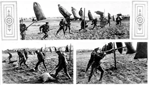 Images Dated 2nd January 2005: Canadian soldiers learning how to attack with a bayonet