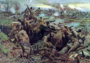 Ypres Gallery: The Canadians at Ypres - William Barnes Wollen