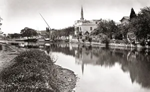 Canal in Alexandria, Egypt, c. 1880 s