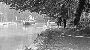 Images Dated 3rd February 2015: Canal boat drawn by horse