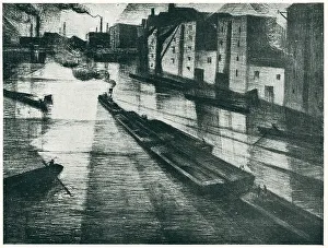 Wynne Prints: Canal Boats