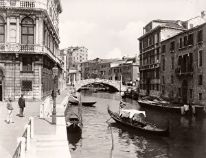 Canal view Venice, Italy, gondola