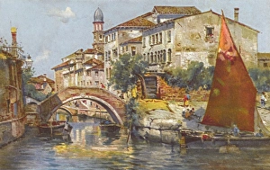 Images Dated 4th April 2011: Canale d Ognisanti, Venice, Italy