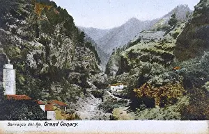 Canaria Prints: Canary Islands - Gran Canaria - Barrancho River Valley