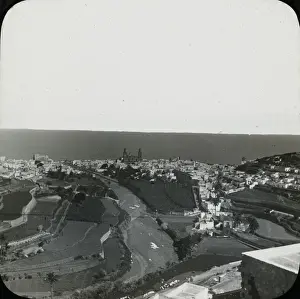 Palmas Prints: Canary Islands - Lantern slide of Grand Canary, Las Palmas