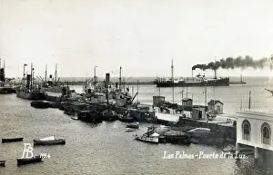 Archipelago Prints: Canary Islands - Las Palmas - Puerto de la Luz - The Harbour