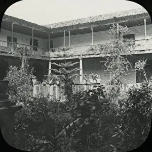 Quadrangle Prints: Canary Islands - Orotava, Interior of Convent Quadrangle