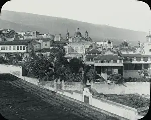 Orotava Prints: Canary Islands - Orotava, The Town fro Plaza de la Constitut