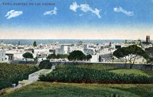 Archipelago Collection: Canary Islands - Panoramic view over rooftops, Las Palmas