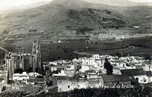 Canary Collection: Canary Islands - Partial view of Arucas, Gran Canaria