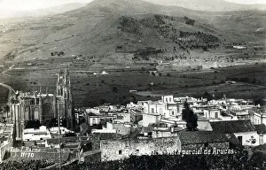 Archipelago Prints: Canary Islands - Partial view of Arucas, Gran Canaria