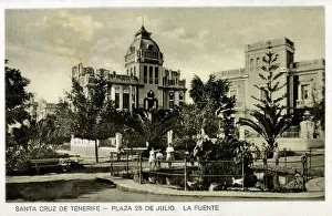 Archipelago Prints: Canary Islands - Santa Cruz de Tenerife - Plaza 25 de Julio