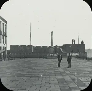 Tenerife Prints: Canary Islands - Tenerife, Santa Cruz, The Square of the Cit