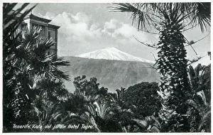 Archipelago Prints: Canary Islands - Tenerife - View toward Mount Teide Volcano