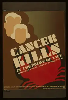 Kills Prints: Cancer kills in the prime of life 95 percent of cases of can
