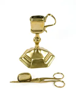 Candle Prints: Candle snuffer and stand