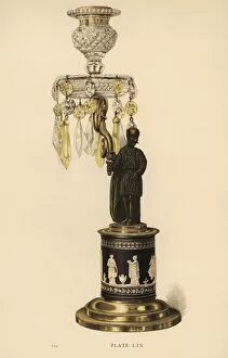 Coriolanus Collection: Candlelabra in bronze and ormolu