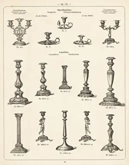 Candlestick Prints: Candlesticks for the bedroom and the piano