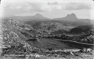 Canisp and Suilven from Above Lochinver