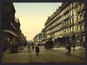 The Cannabiere (i. e. Cannebiere) and Hotel de Louvre, Marse