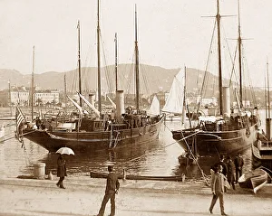 Cannes harbour, France