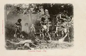 Cannibalism Cooking Dead Humans Fiji Fijian Native
