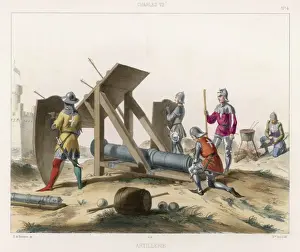 Artillerymen Prints: CANNON, 1450