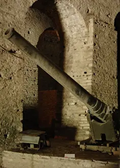 Cannon. Military Museum of the Citadel. Gjirokaster. Republi