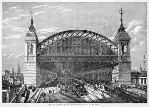 1866 Gallery: Cannon Street Station, City of London