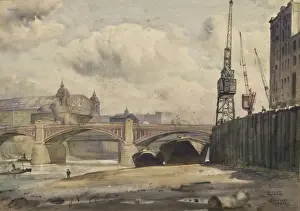 Ware House Prints: Cannon Street Station from the Thames