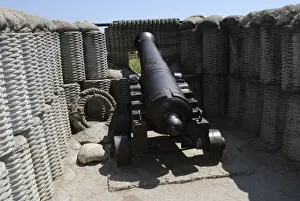 Cannon used to defend the city during the siege of Sevastopo