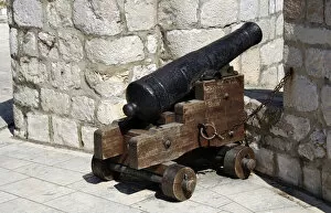 Defense Collection: Cannon on the wall. Dubrovnik. Croatia