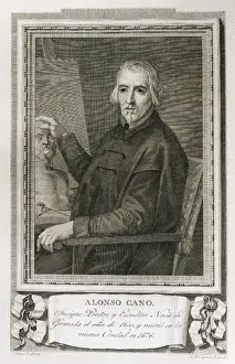 1601 Prints: CANO, Alonso (1601-1667). Spanish painter, architect
