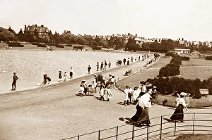 The Canoe Lake, Southsea, early 1900s