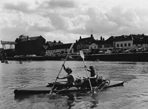 Images Dated 9th March 2012: Canoeing at Wells C1960S