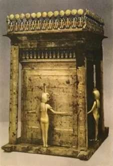 Shrine Collection: Canopic shrine from the tomb of Tutankhamun