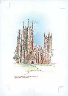 South West Collection: Canterbury Cathedral from the south-west