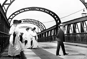 The Cantilever Bridge, Latchford, Victorian period