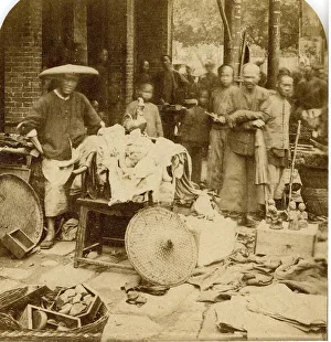 Zambra Prints: Canton. Chinese Marine Store Stall, and Sugar Cane Dealer