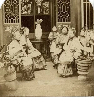 Rank Collection: Canton. Group of Chinese Ladies of Rank