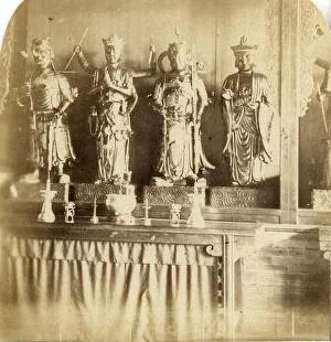 Zambra Prints: Canton. Joss in the Temple of Longevity