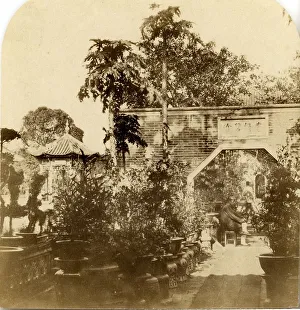 Canton. Pavilion in the Gardens of How Qua