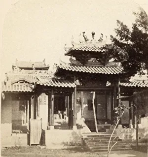 Zambra Prints: Canton. The Temple of the Five Genii