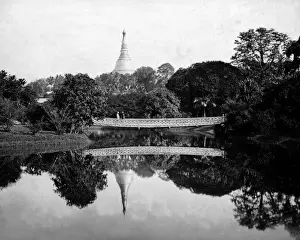 Rangoon Prints: Cantonment Gardens, Rangoon, Burma (Myanmar)