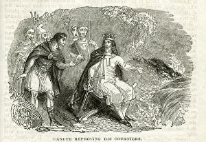 Courtiers Gallery: Canute reproving his courtiers