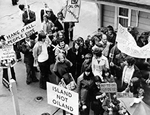 Canvey Island protest
